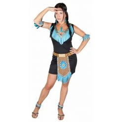 Besttoy Kostüme Kostüm - Häuptlingstochter, 3-teilig, Für Erwachsene