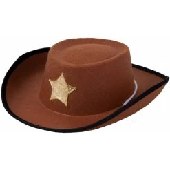 MICA Festival Cowboyhut - Braun - Für Kinder