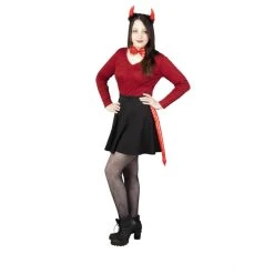 MICA Festival Faschingsset - Teufel - 3-teilig - Verschiedene Farben