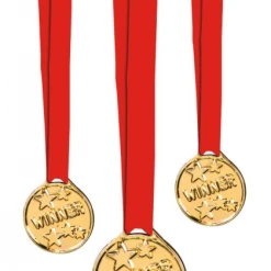 Stylex Medaillen - Ø = Ca. 4 Cm - 6 Stück