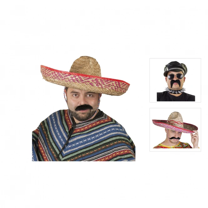 Besttoy Kostüme Schnurrbart - 1 Stück 1 Besttoy Kostüme Schnurrbart - 1 Stück