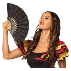 Boland Faschingszubehör - Fächer - Ca. 25 Cm