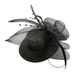 MICA Festival Mini-Hut - Mit Pailetten, Tüll Und Federn - Schwarz