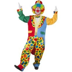 MICA Festival Kostüm - Clown - Für Erwachsene - 3-teilig - Verschiedene Größen