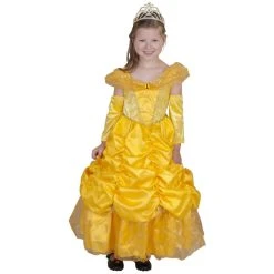 MICA Festival Kostüm - Goldprinzessin - Für Kinder - 2-teilig - Verschiedene Größen