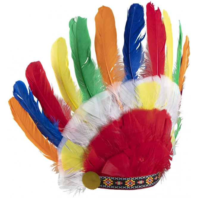 Boland Kopfschmuck Amerikanische Ureinwohner- Für Erwachsene 1 Boland Kopfschmuck Amerikanische Ureinwohner- Für Erwachsene