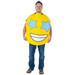 MICA Festival Kostüm - Emoticon - Sterne - Für Erwachsene