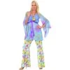 MICA Festival Kostüm - Groovy Hippie - Für Erwachsene - 3-teilig - Verschiedene Größen