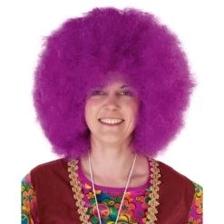 MICA Festival Perücke Für Erwachsene - Lilafarbener Afro