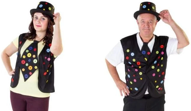 MICA Festival Krawatte - Knöpfe - Für Erwachsene 1 MICA Festival Krawatte - Knöpfe - Für Erwachsene