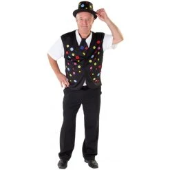 MICA Festival Weste - Knöpfe - Einheitsgröße Für Damen Und Herren -Mica Decorations Geschäft 201748