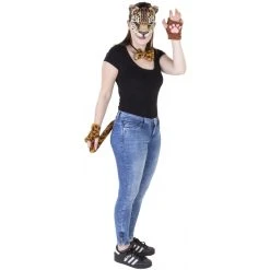 MICA Festival Faschingsset - Leopard - Für Erwachsene - 4-teilig