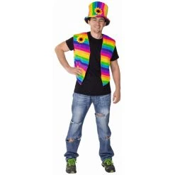 MICA Festival Faschingsset - Regenbogen - Aus Polyester - Verschiedene Varianten