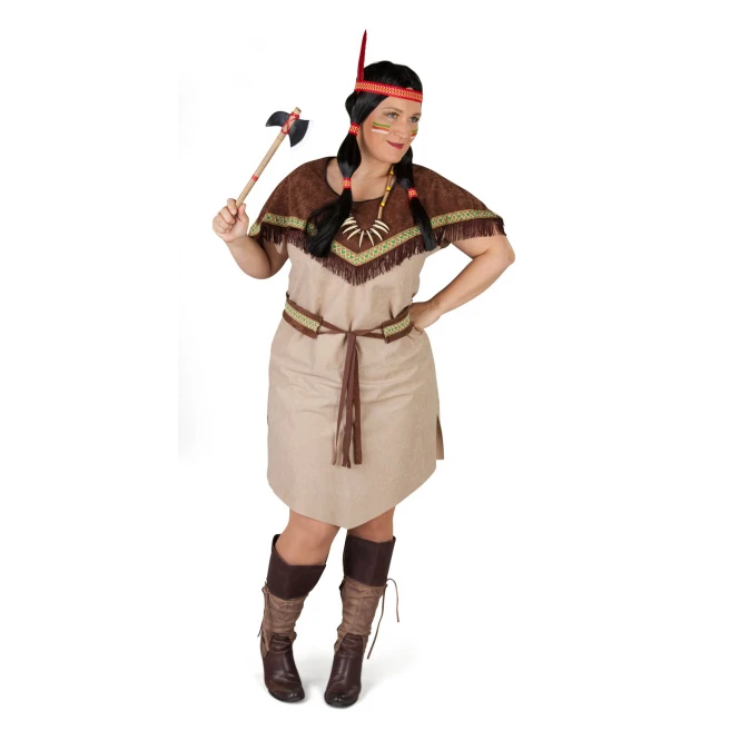 Sonstiger Hersteller Kostüm - Indianerin Sikari - Für Erwachsene - 2-teilig 1 Sonstiger Hersteller Kostüm - Indianerin Sikari - Für Erwachsene - 2-teilig