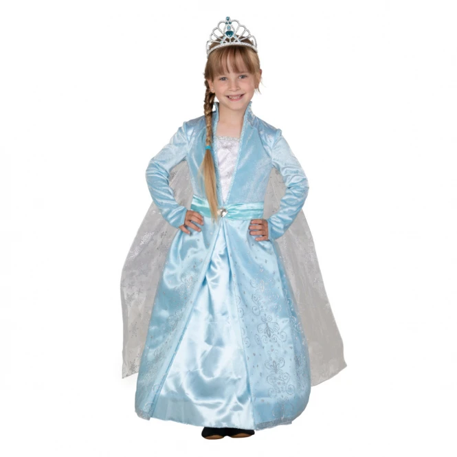 MICA Festival Kostüm - Frostprinzessin - Für Kinder - Verschiedene Größen 1 MICA Festival Kostüm - Frostprinzessin - Für Kinder - Verschiedene Größen