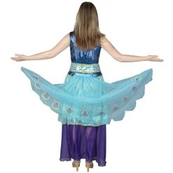 MICA Festival Kostüm - Pfau - Für Erwachsene - 3-teilig - Verschiedene Größen