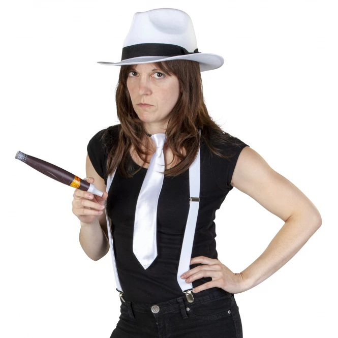 MICA Festival Faschingsset - Gangster - Für Erwachsene - Verschiedene Farben 2 MICA Festival Faschingsset - Gangster - Für Erwachsene - Verschiedene Farben – Bild 2