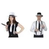 MICA Festival Faschingsset - Gangster - Für Erwachsene - Verschiedene Farben