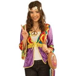 Fries Kostüm - Hippie - Für Erwachsene - 1 Stück - Verschiedene Größen 6 Fries Kostüm - Hippie - Für Erwachsene - 1 Stück - Verschiedene Größen -Mica Decorations Geschäft 222845 222847 1