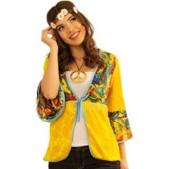 Fries Kostüm - Hippie - Für Erwachsene - 1 Stück - Verschiedene Größen