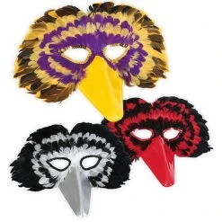 Fries Augenmaske - Mit Schnabel - 1 Stück -Mica Decorations Geschäft 222857 1