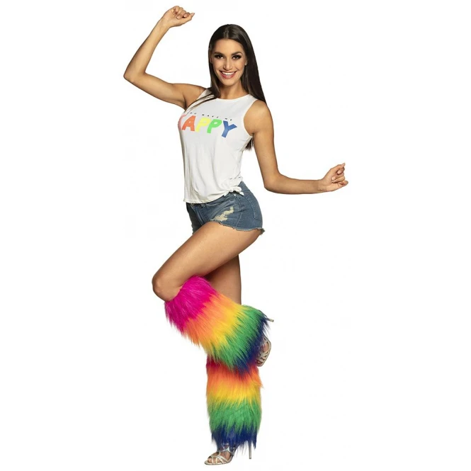 MICA Festival Stulpen - Regenbogen - Für Erwachsene 2 MICA Festival Stulpen - Regenbogen - Für Erwachsene – Bild 2