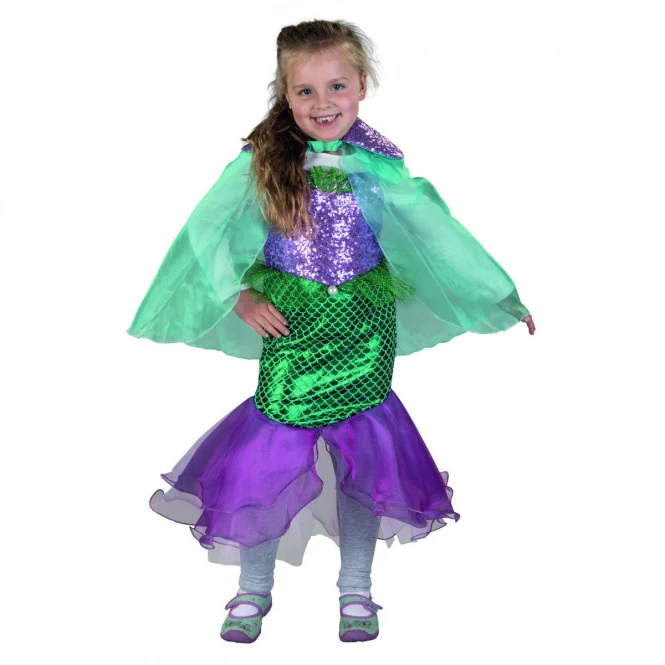 MICA Festival Kostüm - Meerjungfrau - Für Kinder - 2-teilig - Verschiedene Größen 1 MICA Festival Kostüm - Meerjungfrau - Für Kinder - 2-teilig - Verschiedene Größen