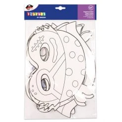 Sonstiger Hersteller Pappmasken - Pirat - 12 Stück