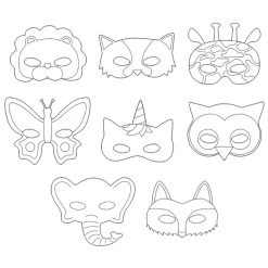 Sonstiger Hersteller Pappmasken - Tiere - 16 Stück 5 Sonstiger Hersteller Pappmasken - Tiere - 16 Stück -Mica Decorations Geschäft 236938 7394311925255 playbox pappmasken tiere 02