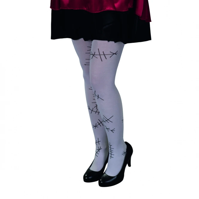 MICA Festival Strumpfhose Mit Narben - Für Erwachsene - Einheitsgröße 1 MICA Festival Strumpfhose Mit Narben - Für Erwachsene - Einheitsgröße