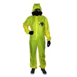 MICA Festival Kostüm - Seuchenschutz Gelb. Für Erwachsene - Verschiedene Größen -Mica Decorations Geschäft 237966 4016096433260 237967 4016096433277 mica festival kostuem seuchenschutzanzug 08