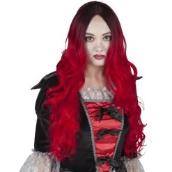 MICA Festival Langhaarperücke Für Erwachsene - Rote Locken