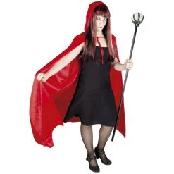 MICA Festival Cape - Für Erwachsene - Samt - Rot