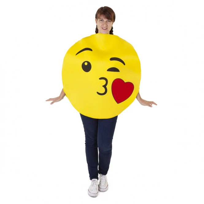 MICA Festival Kostüm - Emoticon - Kuss - Für Erwachsene 1 MICA Festival Kostüm - Emoticon - Kuss - Für Erwachsene