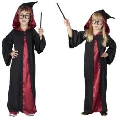 MICA Festival Kostüm - Zauberer - Für Kinder - 3-teilig - Verschiedene Größen