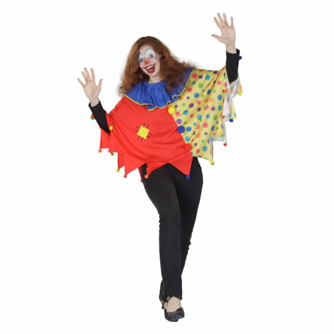 MICA Festival Kostüm - Bunter Clown - Für Erwachsene - Einheitsgröße Für 1 MICA Festival Kostüm - Bunter Clown - Für Erwachsene - Einheitsgröße Für
