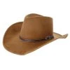 MICA Festival Cowboy Hut - Für Erwachsene - Braun - Größe 58 Cm