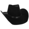 MICA Festival Cowboy Hut - Für Erwachsene - Schwarz - Größe 58 Cm