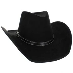 MICA Festival Cowboy Hut - Für Erwachsene - Schwarz - Größe 59 Cm