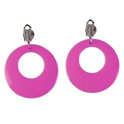 MICA Festival Faschingsschmuck - Ohrringe - Neonpink