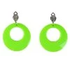 MICA Festival Faschingsschmuck - Ohrringe - Neongrün