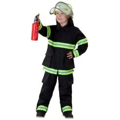 MICA Festival Kostüm - Feuerwehrmann - Für Kinder - 2-teilig - Verschiedene Größe