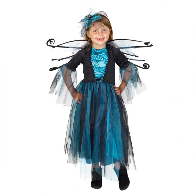 MICA Festival Kostüm - Dunkle Fee - Für Kinder - 3-teilig - Verschiedene Größen 1 MICA Festival Kostüm - Dunkle Fee - Für Kinder - 3-teilig - Verschiedene Größen