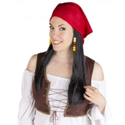 MICA Festival Langhaarperücke Für Erwachsene - Piratin