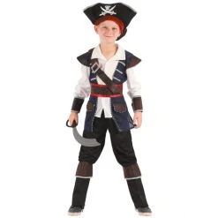 MICA Festival Kostüm - Kleiner Kapitän - Für Kinder - Verschiedene Größen