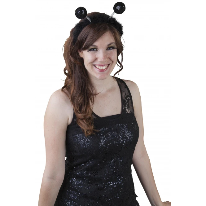 MICA Festival Haarreif - Discokugeln - Schwarz 1 MICA Festival Haarreif - Discokugeln - Schwarz