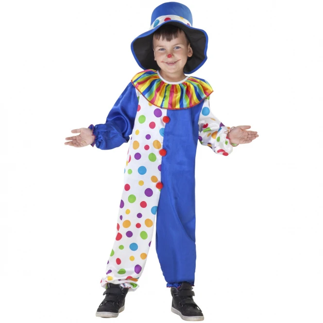 MICA Festival Kostüm - Kleiner Clown - Für Kinder - 2-teilig - Verschiedene Größen 1 MICA Festival Kostüm - Kleiner Clown - Für Kinder - 2-teilig - Verschiedene Größen