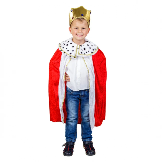 MICA Festival Kostüm - Kleiner König - Für Kinder - 2-teilig - Größe 1 MICA Festival Kostüm - Kleiner König - Für Kinder - 2-teilig - Größe