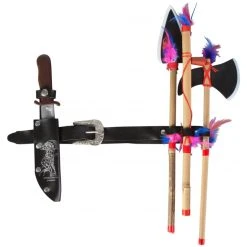 Sonstiger Hersteller Indianergürtel Schwarz 0,95 Cm Lang