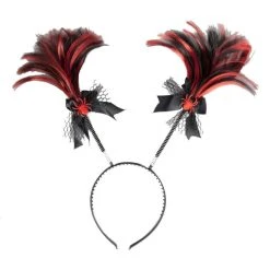 MICA Festival Haarreif - Spinnen - Schwarz/rot